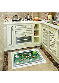 Decal dán tường nguyên miếng quần ngư hội tụ MJ8031B