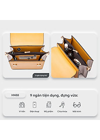 Túi Lata ( Thời trang nữ đi chơi cỡ trung - Túi đeo chéo da HN88 )