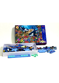 Tranh xếp hình Tia Sáng Jigsaw Puzzle 035 mảnh phát triển trí tuệ cho bé - Sát Thủ Đại Dương - MSP: 035-007