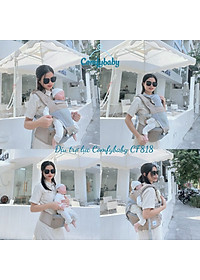 Địu ngồi cao cấp 4 tư thế  2 trong 1 Comfybaby CF818
