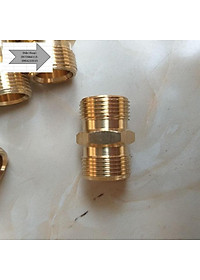 Khớp nối dây xịt máy rửa xe 2 đầu ren 22mm nôi dây