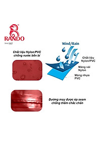 Áo Mưa BISUR Bít 1 Người Trùm Đầu, GIÁ SỈ, RANDO Chính Hãng, Có Phản Quang, Vải Dù Cao Cấp Nhanh Khô, Không Thấm Nước