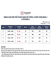 Bộ Quần Áo Thể Thao Nam FASVIN AT25663.HN Mềm mại co giãn thoáng mát