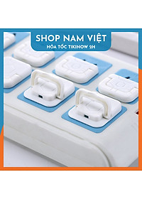 Set 10 Bịt Ổ Điện Chống Giật, Miếng Chặn Ổ Điện Chống Cháy Bảo Vệ An Toàn Cho Bé - Chính Hãng NAVIVU