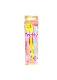 Dao Cạo Lông Mày Cán Dài Kai Pretty 01628-GA0053 (Set 3 cây)