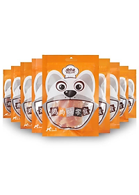 Đồ Ăn Vặt Cho Chó Gà sấy khô Taotaopet 100gr