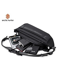 Túi đeo hông, đeo ngực Arctic Hunter YB00043 chất liệu Oxford chống thấm nước, nhiều ngăn đa năng, phù hợp chạy bộ
