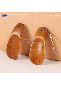 Đón giày Gỗ Hương/Gõ đỏ vân gỗ đẹp, có thể bỏ túi tiện dụng (DGH905) hàng xuất khẩu, kiểu dáng nhỏ gọn - HAHANCO