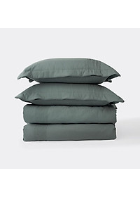 Bộ ga chun chần EVERON Micro Bamboo họa tiết trơn MB2301-04 hiện đại, sang trọng nhiều kích thước (HÀNG CHÍNH HÃNG)