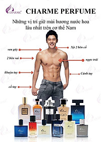 Nước Hoa Nam CHARME SANTAL33 60ml Lưu Hương Lâu Nam Tính, Sang Trọng_Nước Hoa Chính Hãng
