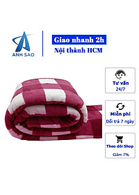 Mền lông cừu Caro cao cấp A kích thước 1m8 x 2m