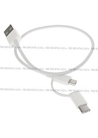 Dây Cáp Sạc Đa Năng 2 Trong 1 USB Type-C / Micro USB Xiaomi (1m) - Hàng Chính Hãng