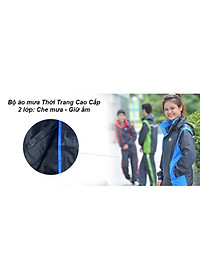 Áo mưa bộ thời trang cao cấp Nam Rando ASNM-38 For Men - Màu Ngẫu Nhiên