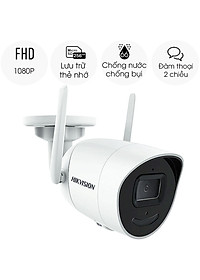 Camera Hikvision IP Wifi Ngoài Trời DS-2CV2021G2-IDW Đàm Thoại 2 Chiều - Hàng chính hãng
