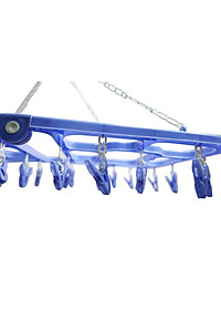 Móc xếp thông minh 32 kẹp Chấn Thuận Thành - móc chùm chữ nhật, phơi quần áo, tất vớ có thể gấp gọn, đa năng, tiện lợi MTXL20 (giao màu ngẫu nhiên)