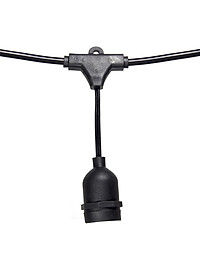 Dây đèn trang trí ngoài trời chống nước dùng cho quán cà phê, trà chanh, trà sữa đuôi đèn chống nước -thương hiệu Kiotool