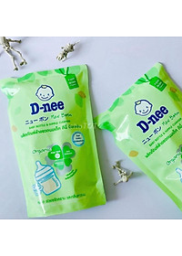 Bộ 2 Gói Nước Rửa Bình Sữa D-nee (550ml x 2)