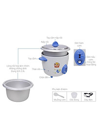 Nồi cơm Nắp Rời Sharp KSH-D28V (NEW) HÀNG CHÍNH HÃNG