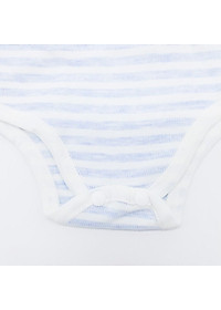 Set áo bodysuit cài chéo giữ ấm ngực dài tay kèm quần rời 100% Cotton cho bé Comfybaby