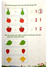 Sách Bé Tự Tin Bước Vào Lớp 1 - Cùng Bé Học Toán - Tập 1 (Dành Cho Bé Từ 5 - 6 Tuổi)