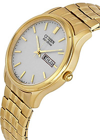 Đồng Hồ Nam Citizen Dây Thép Không Gỉ BM8452-99P - Mặt Vàng