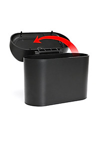 Thùng rác mini ô tô Trash Can Push USA ABS GM XY-L006