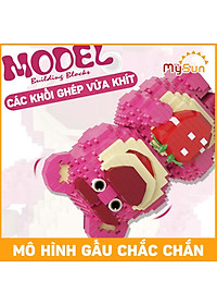 Đồ chơi mô hình GẤU DÂU TÂY lắp ráp ghép hình loại to cho bé phát triển trí tuệ MySun