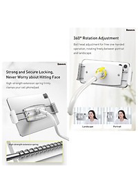 Bộ giá đỡ Baseus Otaku Life Rotary điện thoại và iPad - Hàng chính hãng
