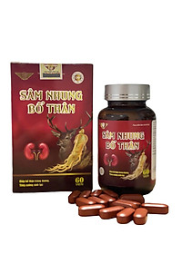 Sâm nhung bổ thận Kingphar, lọ 60 viên, tăng cường chức năng thận cho nam và nữ