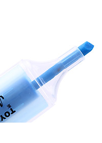 Vỉ 3 Cây Viết Dạ Quang Toyo - Xanh Dương