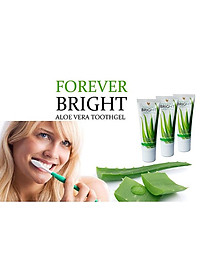 Combo 2 Tuýp Kem Đánh Răng Lô Hội Forever Bright Toothgel 130g/tuýp