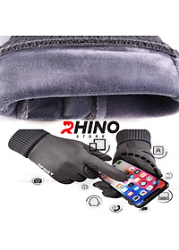 Găng tay da lộn giữ ấm mùa đông Rhino G801 nam nữ, chống gió