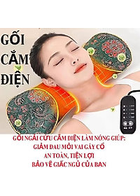 Gối ngải cứu điện giúp ngủ ngon giảm đau mỏi