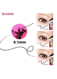 Bút Kẻ Mắt Nước Không Trôi Không Lem Kissme Heroine Make Nét Siêu Sắc Mãnh (3 Màu)