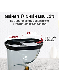 Máy Ép Trái Cây Mishio MK313 motor đồng máy nặng 5.2Kg - Hàng Chính Hãng