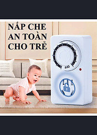 Ổ cắm hẹn giờ cơ MK-958 hẹn giờ tắt sử dụng đơn giản công suất 10A/220V + Tặng Phích chuyển đổi từ 3 chấu sang 2