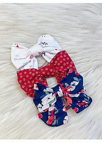 Set 3 dây nơ cột tóc vintage màu ngẫu nhiên cho bé gái SoraChan - L008