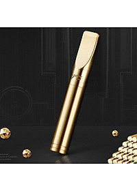 Tẩu Kim Loại  ZB362 Thiết Kế Nhỏ Gọn Đẹp Độc Lạ Màu Vàng Sang Trọng Cao Cấp