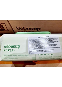 Khăn ướt Bebesup ZERO 80 tờ có nắp Hàn Quốc