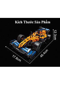Bộ Đồ Chơi Xếp Hình Xe Đua F1 McLaren 1248 Chi Tiết, Đồ Chơi Mô Hình Xe Đua F1 McLaren Điều Khiển Từ Xa, Đồ Chơi Lắp Ghép Cao Cấp Ô Tô F1 McLaren Điều Khiển RC - Chính Hãng BABYBOSS
