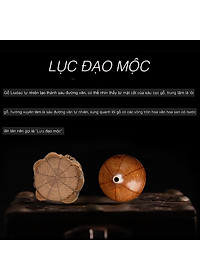 VÒNG TAY CHUỖI GỖ LỤC ĐẠO MỘC LIÊN HOA 15 ly TẶNG HỘP ĐỰNG