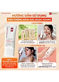 Kem chống nắng Sắc Ngọc Khang 50g giúp chống nắng hiệu quả với chỉ số SPF50, PA++++