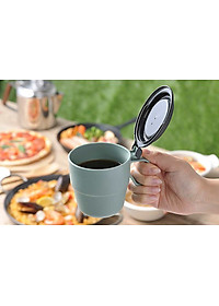 Combo 03 Cốc súp uống nước có nắp Inomata - Nội địa Nhật Bản