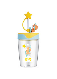 Ly nhựa LocknLock Dream Catcher ABF779 520ml có nắp đậy ống hút