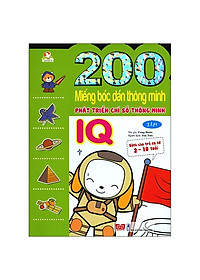 Bộ bóc dán hấp dẫn dành cho bé từ 2-6 tuổi:  Combo 6 Tập 200 Miếng Bóc Dán Thông Minh Giúp Bé Phát Triển Các Chỉ Số Iq,Eq,Cq