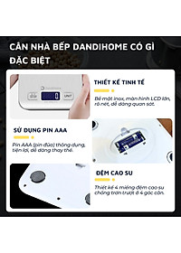 Cân tiểu ly điện tử mini nhà bếp, cà phê DandiHome có độ chính xác cao