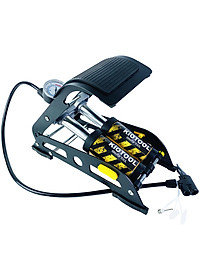 Bơm xe máy - Bơm xe đạp chân - Bơm đạp chân 2 ống đa năng - Bơm hơi đạp chân mini Xe Đạp, Xe Máy, Xe Ô tô, Xe Hơi Đa Năng Dễ Dàng Xếp Gọn thân hợp kim siêu bền, hỗ trợ cả van Mỹ và van Pháp Thương hiệu KIOTOOL