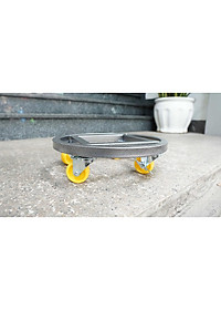 Đế lót chậu cây di động, bằng thép sơn tĩnh điện, đế có bánh xe dễ di chuyển