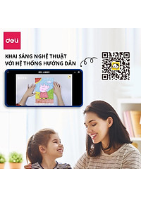 Bút Brush Bút Dạ Màu Marker Chuyên Viết Calligraphy Đầu Mềm Dành Cho Học Sinh Mĩ Thuật Hội Hoạ Deli - Tô Vẽ Truyện Tranh Manga Anime - HM555