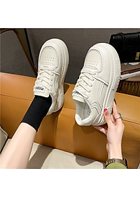 Giày thể thao nữ, giày phong cách cá tính, thoáng khí, đế cao su đúc, chống trơn trượt hạn chế mòn - GNU2026